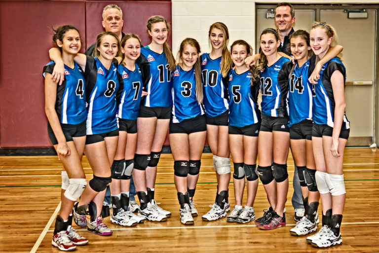 14U Girls Blue 1213 Oakville Thunder Volleyball Club
