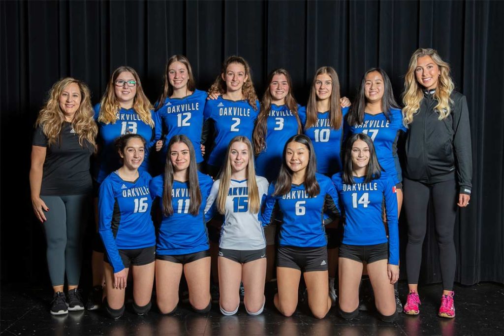 16U Girls 1920 Oakville Thunder Volleyball Club