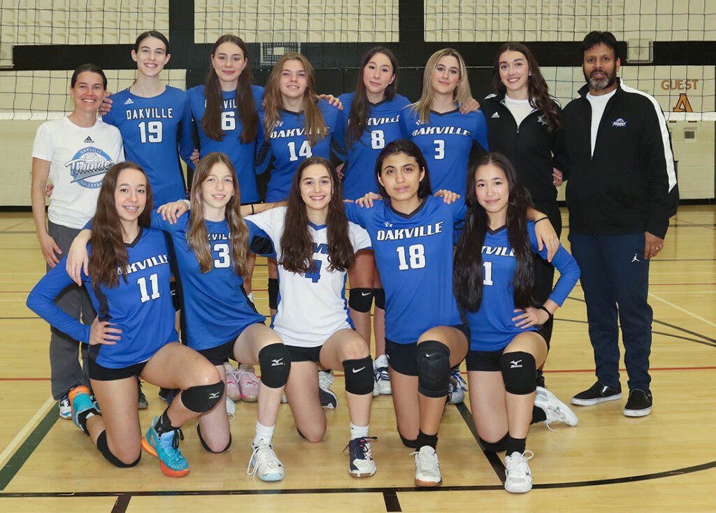 Team16UShockGirls Oakville Thunder Volleyball Club